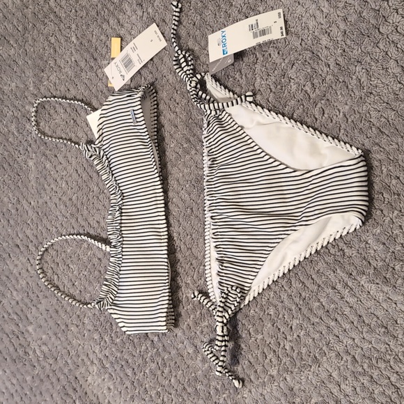 NWT ROXY Bico Mind Of Freedom Top &Tie Side Bikini Bottoms - S - Picture 8 of 13